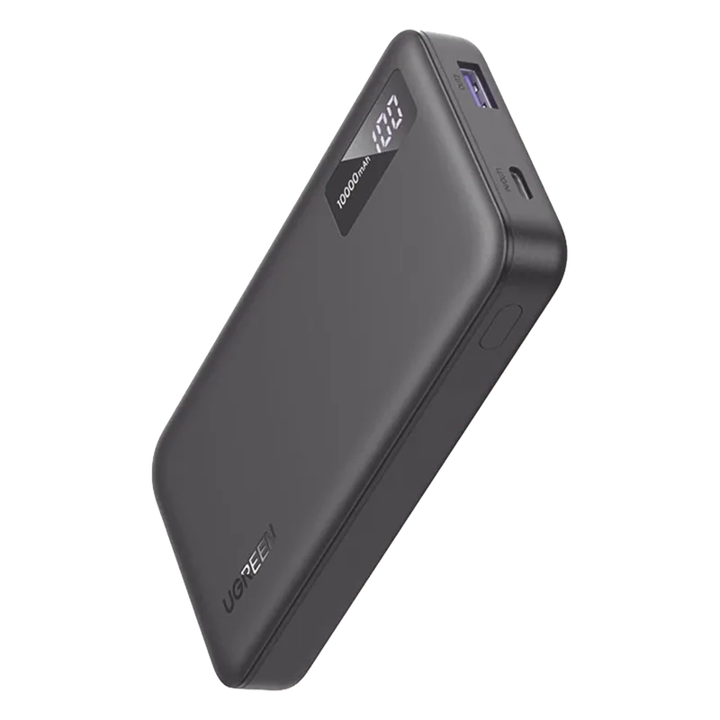 Power Bank de 10000mAh NEXODE | 22.5W | USB-A | USB-C | Indicador Led | Tecnología de Carga Rápida | Ultra Delgado | Ultra ligero | PD3.0/QC3.0/FCP/AFC/APPLE/SAMSUNG/ BC1.2/SC | Aprobado CE, Rohs, FCC, REACH, POPS, etc. UGREEN 25742