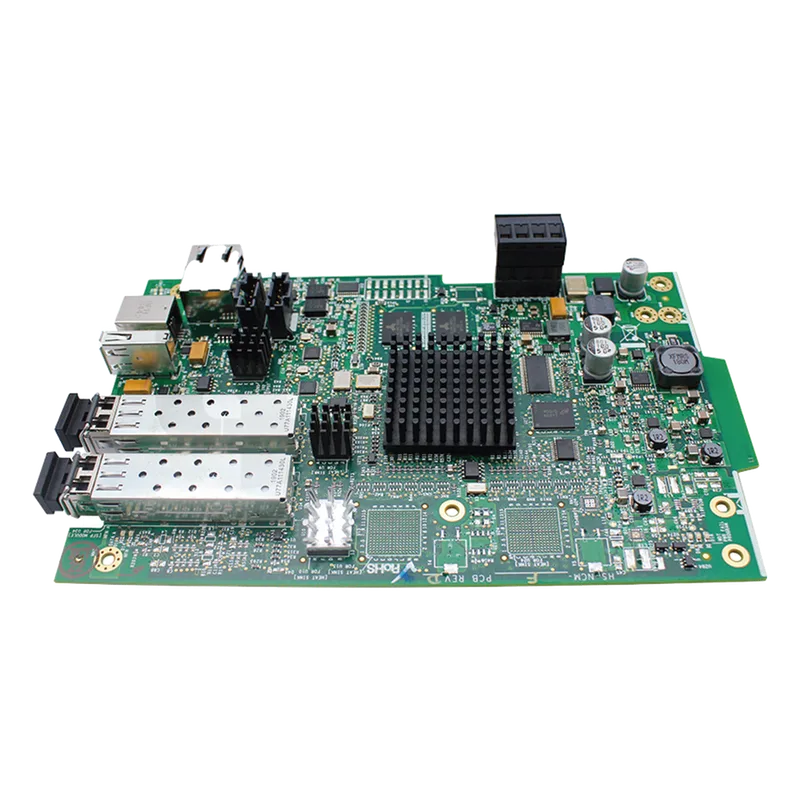 Módulo de comunicación de red de alta velocidad con interfaz combinada de cable y fibra óptica multimodo para NOTI-FIRE-NET de paneles Notifier HS-NCM-WMF-2
