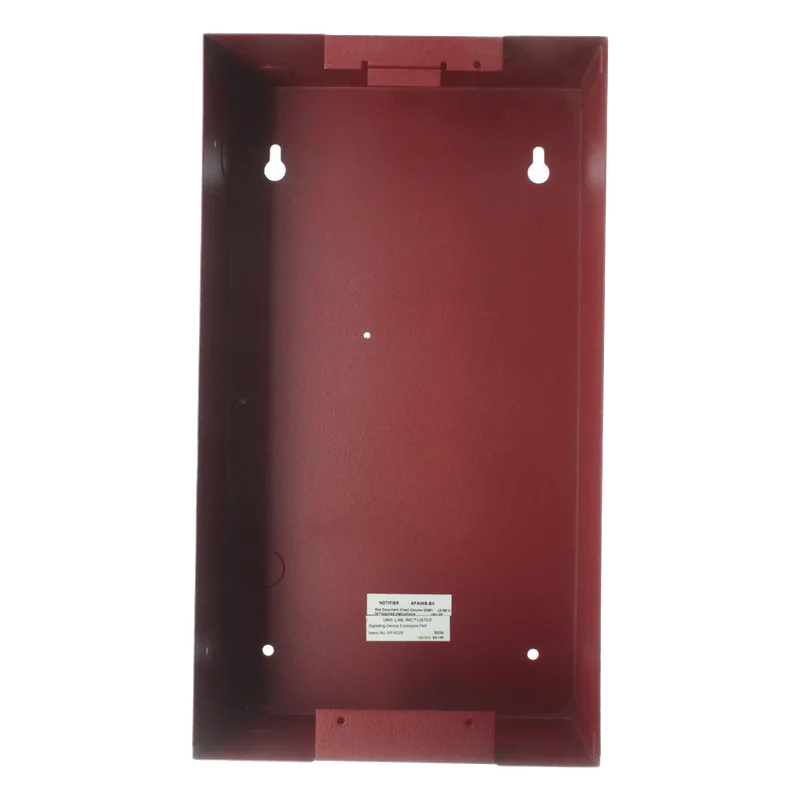 Backbox para estación telefónica de emergencia de bomberos, serie AFAWS de NOTIFIER AFAWS-BX