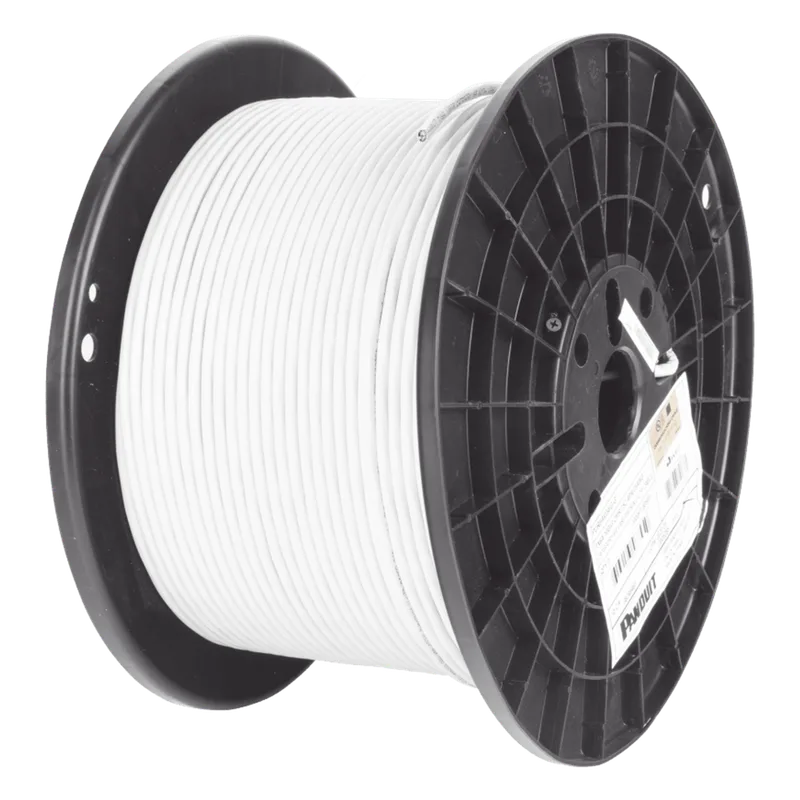 Bobina de Cable UTP de 4 Pares, Vari-MaTriX HD, Cat6A, 23 AWG, LSZH-3 (Libre de Gases Tóxicos), Color Blanco, 305 Metros (1000 Pies) PANDUIT PUL6AHD04WH-EG