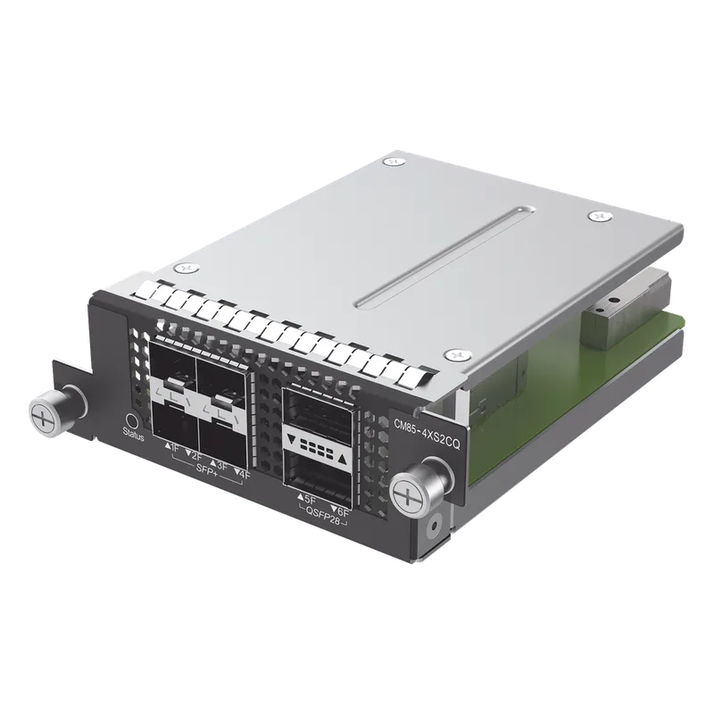 Tarjeta de Expiación para RG-CS85 series switch, 4 puertos SFP+ 10G y 2 puertos QSFP28 100G RUIJIE CM85-4XS2CQ