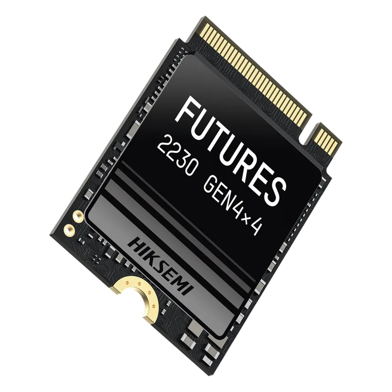 Unidad de Estado Sólido (SSD) 1024 GB / Formato M.2 2230 / ALTO RENDIMIENTO / Hasta 7400 MB/s / PCIe Gen4x4 NVMe / Para Gaming Portátil y Workstations HIKSEMI by HIKVISION HS-SSD-FUTURES/1024G
