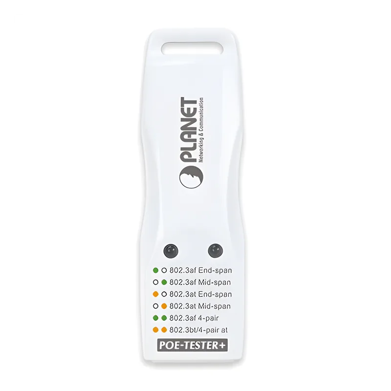 Probador Power Over Ethernet Compacto para Estandares IEEE 802.3af/at/bt PLANET POE-TESTER+
