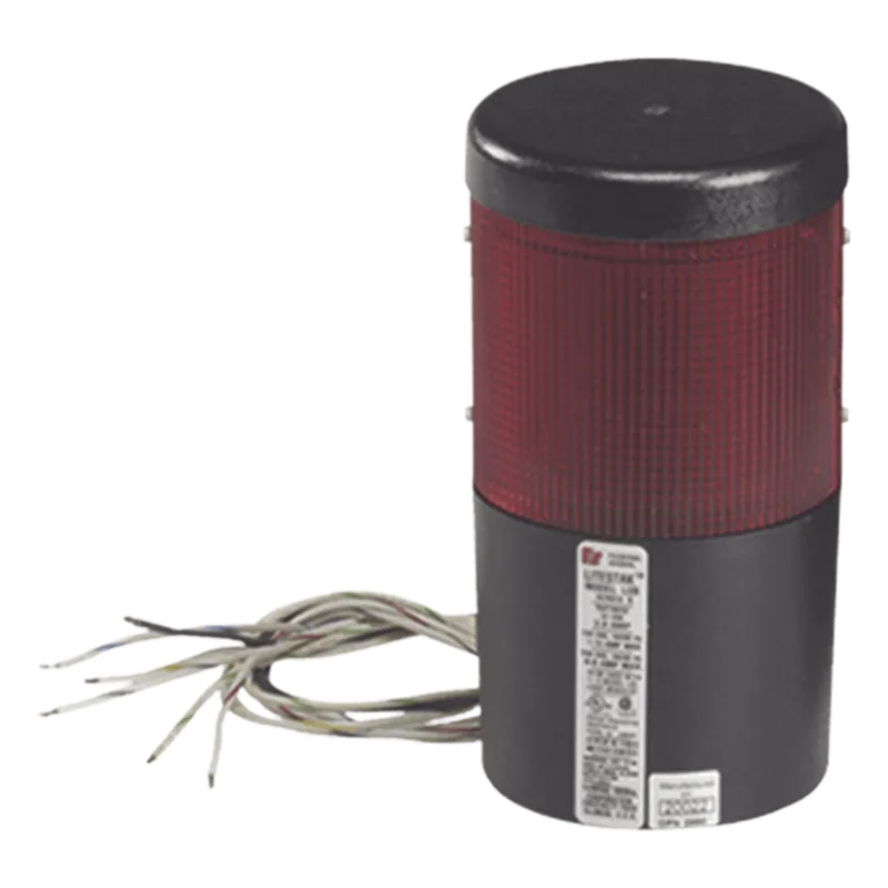 LED para torre de Señalización LITESTAK / Modelo LSL-024-R / 24VDC / Módulo de Luz Roja / 0.76A / Montaje en Tubería o Superficie FEDERAL SIGNAL INDUSTRIAL