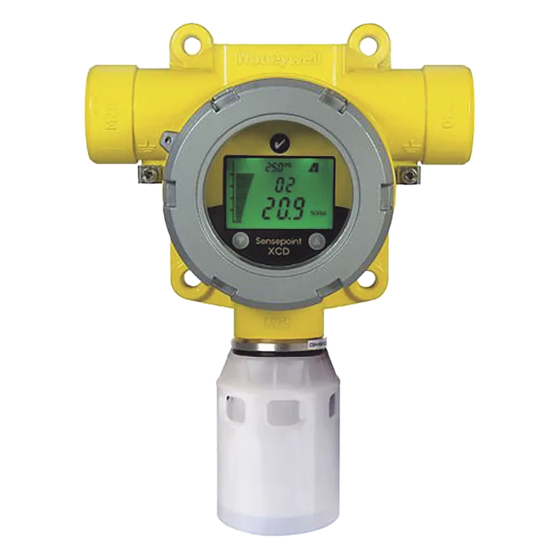 Detector de gas tóxico industrial con sensor electroquímico de dióxido de nitrógeno (NO2), fondo de escala 10 a 50 ppm, salida 4-20 mA con Modbus HONEYWELL ANALYTICS SPXCDULNNX