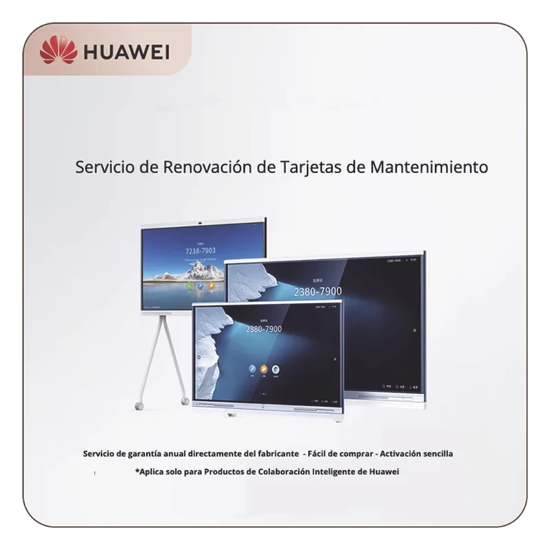 Tarjeta de Servicio de Mantenimiento HiCare RFR por un año para IdeaHub IHB2-65PU, IHB3-65SA y IHB2-65PB HUAWEI MC-B2/B365-1Y