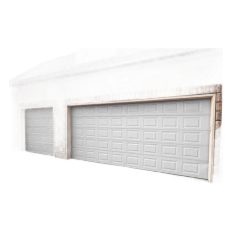 Sección P / Puerta Garage / Cuadro Corto / Color blanco P / GARAGE167SC / Estilo Americana. ACCESSPRO SECGAR167SC