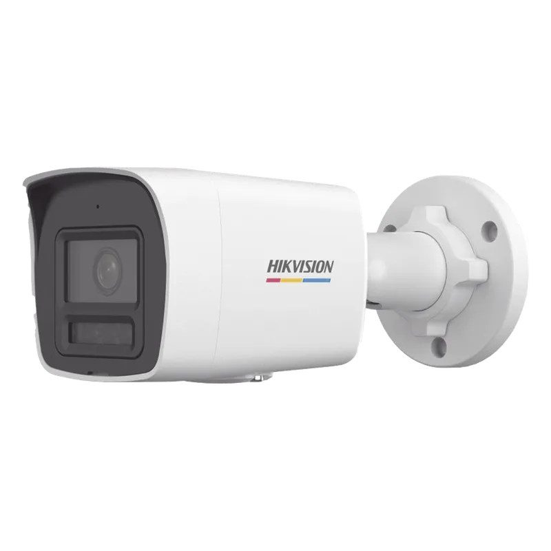 [Dual Light + ColorVu] Bala IP 4 Megapixel / Lente 2.8 mm / 30 mts IR + 30 mts Luz Blanca / Micrófono Integrado / ACUSENSE Lite / Exterior IP67 / dWDR / PoE / Micro SD HIKVISION DS-2CD1047G2H-LIUF