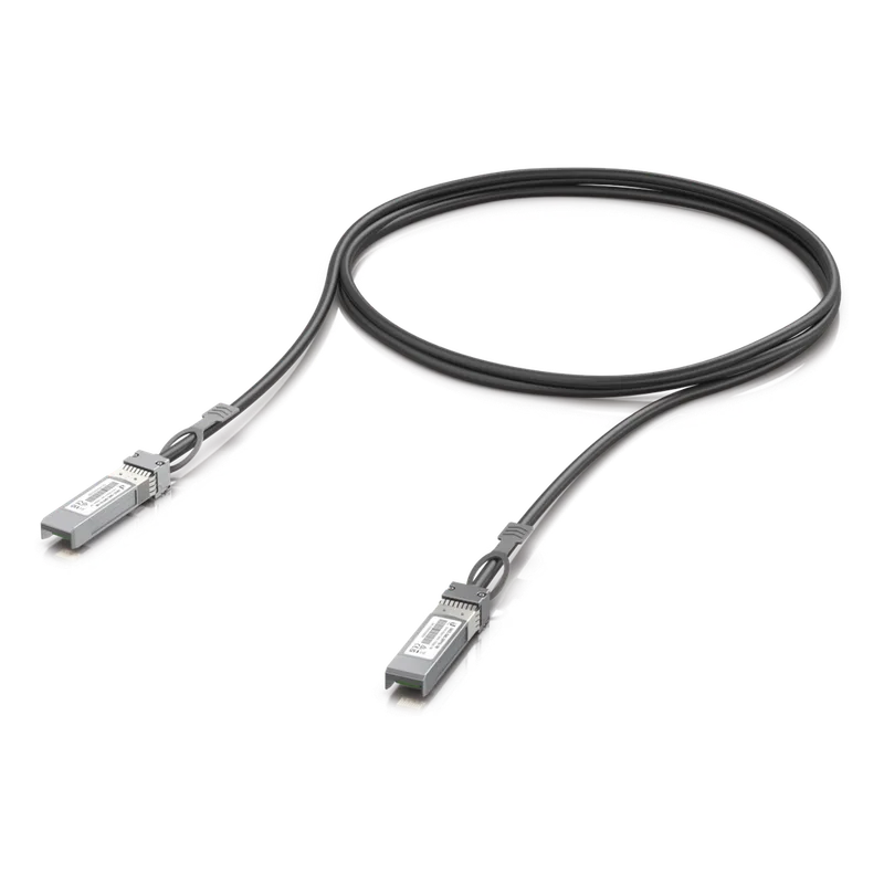 Cable de conexión directa DAC de 1 metro SFP+ 1/10Gbps, ideal para switches UniFi UBIQUITI UACC-DAC-SFP10-1M