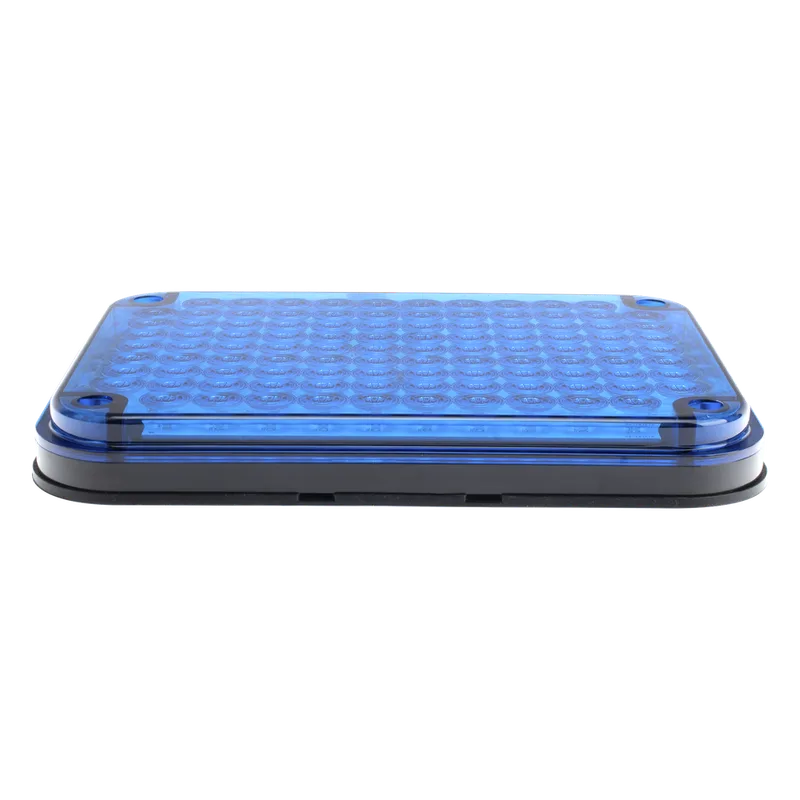 Luz de advertencia de 9x7", Color Azul, Ideal para Ambulancias EPCOM INDUSTRIAL SIGNALING XLTE515BV2