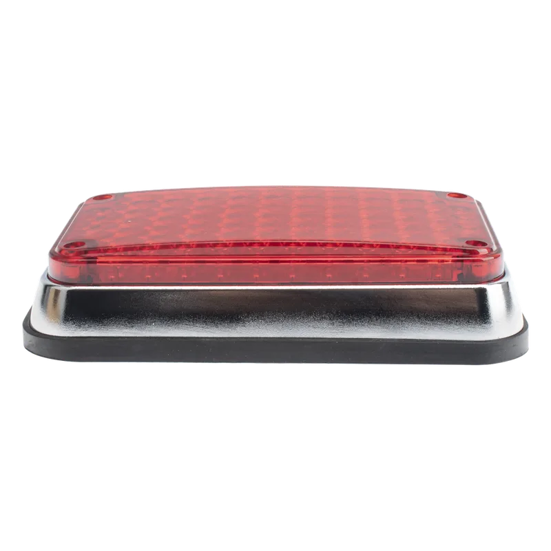 Luz de Advertencia de 6X4", Color Rojo, Ideal para Ambulancias EPCOM INDUSTRIAL SIGNALING XLTE595RV2