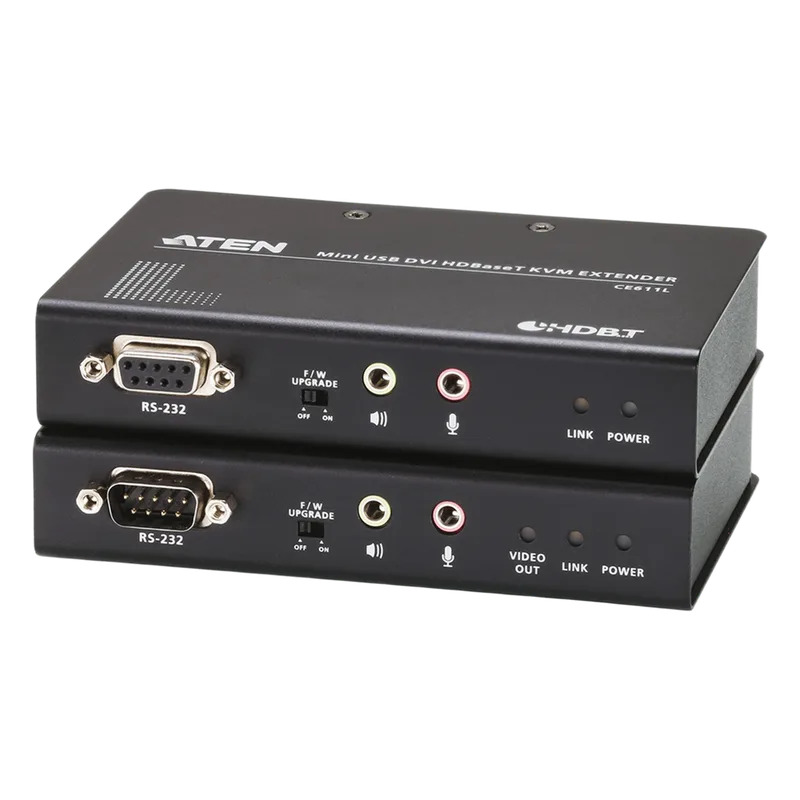 Extensor KVM HDBaseT™| DVI | USB | formato compacto (1920 x 1200 a 100m) ATEN CE611