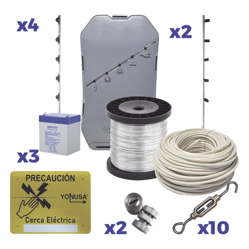 KIT Energizador para 25 Metros de proteccion YONUSA SYSNG-HS-25M-KIT