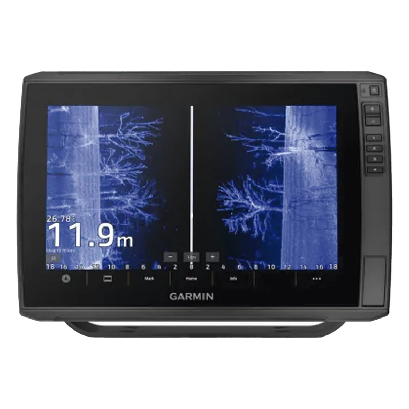 Plotter de Pesca Garmin / Pantalla Táctil WXGA IPS 12.1" / GPS GLONASS Galileo BeiDou Multibanda / Sonda CHIRP ClearVü SideVü / IPX7 / NMEA 2000 / 10 Hz 10-02881-00