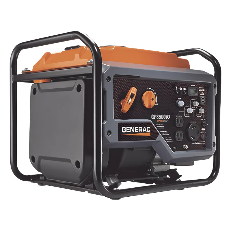 Generador Inversor Portátil a Gasolina, 3 kW, 120Vca , Arranque Manual GENERAC GP3500IO
