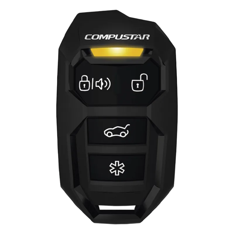 Control Remoto Unidireccional de cuatro botones para Sistemas de alarmas Compustar 900R