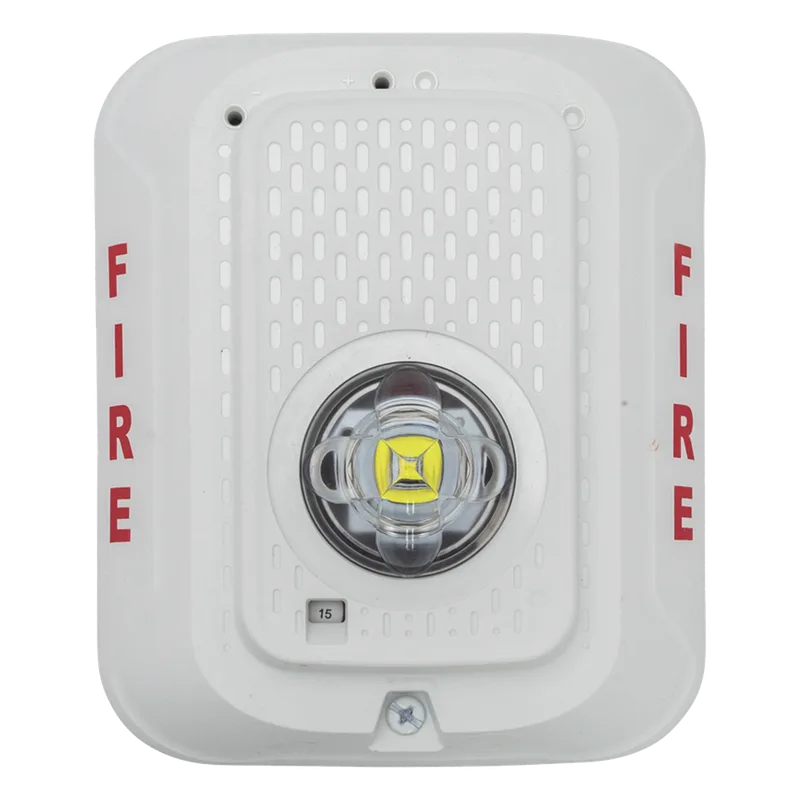 Lámpara estroboscópica LED para pared, sin bocina, candela seleccionable, color blanco, compatible con SpectrAlert SYSTEM SENSOR SWLED