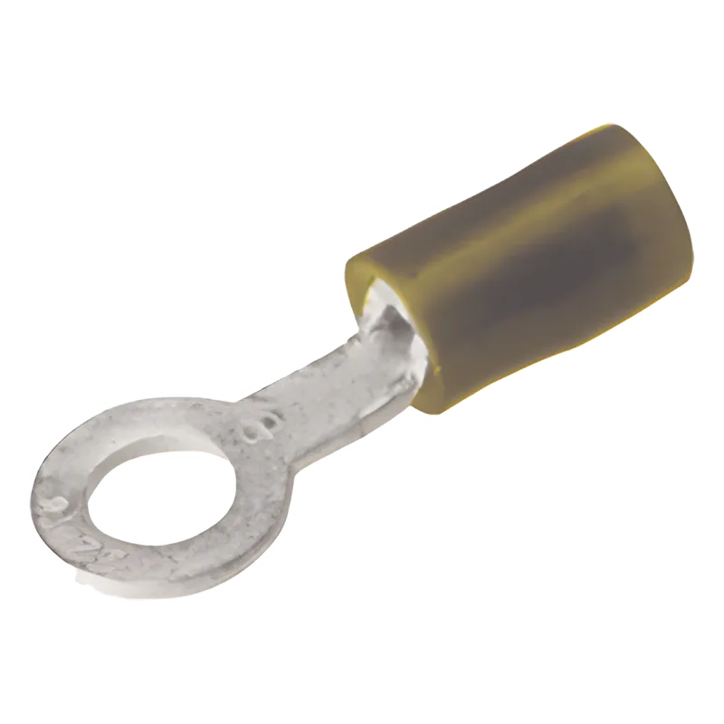 Zapata Terminal Aislada de Ojillo para Tornillo de 1/4" (6 mm) y Calibre 12-10 AWG. HUBBELL BURNDY HUB-TN1014