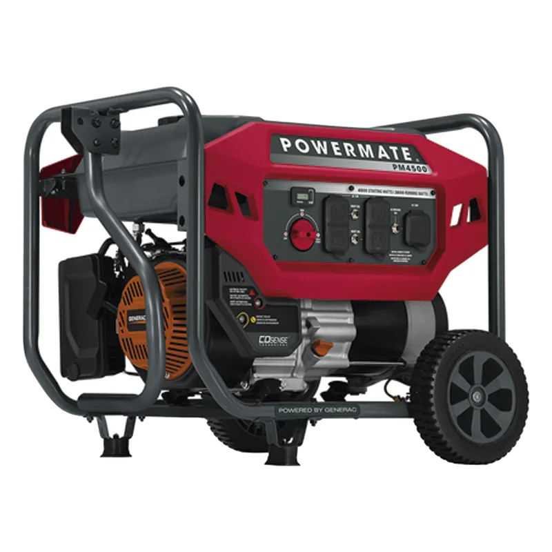 Generador Inversor Portátil a Gasolina, 3.6 kW, 120Vca, Arranque Manual POWERMATE PM4500