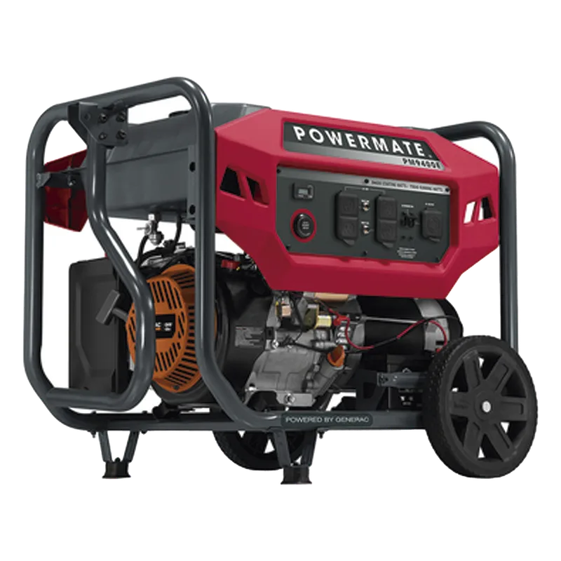 Generador Inversor Portátil a Gasolina, 7.5 kW, 120/240Vca, Arranque Manual POWERMATE PM9400E