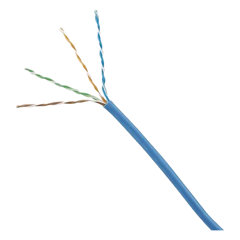 Bobina de Cable UTP 305 Metros (1000 Pies) de Cobre, TX5e, PanNet, Azul, Categoría 5e, 24 AWG, CMP (Plenum), de 4 Pares PANDUIT PUP5C04BU-F