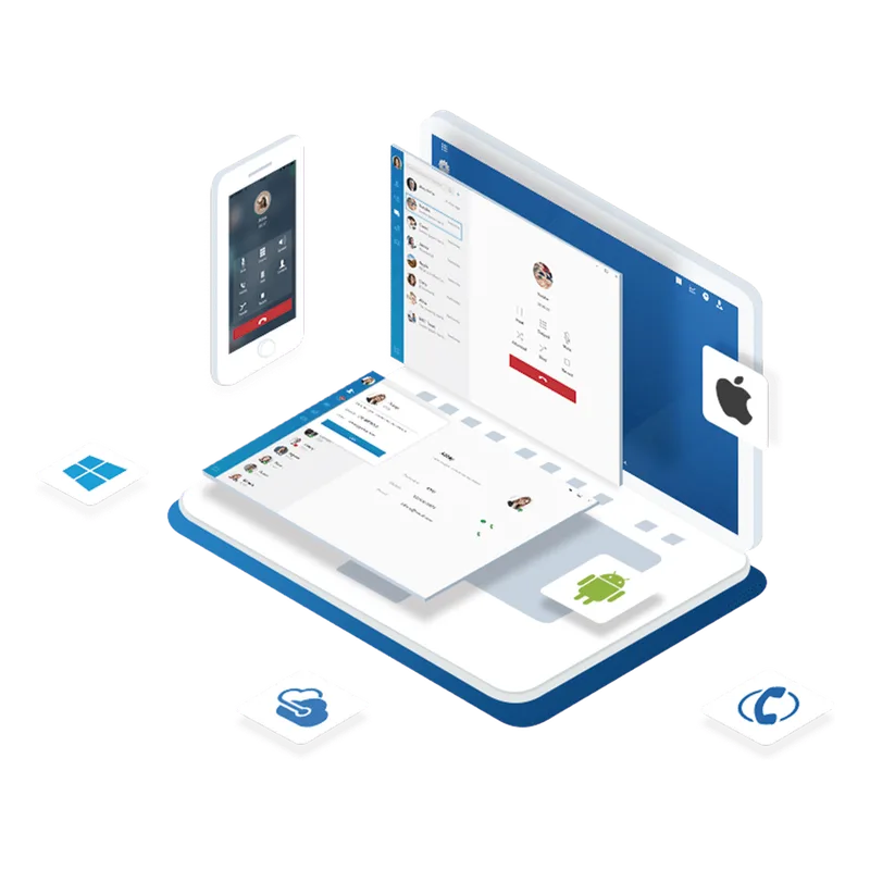Conmutador en nube Yeastar 5 extensiones Enterprise anuales, 5 llamadas simultáneas 500 min. de grabación en nube YEACLOUD5EXT