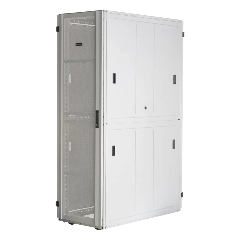 Gabinete FlexFusion™ XGL (Light) para Centros de Datos, 42 UR, 600 mm de Ancho, 1200 mm de Profundidad, Fabricado en Acero, Color Blanco PANDUIT XGL64222W