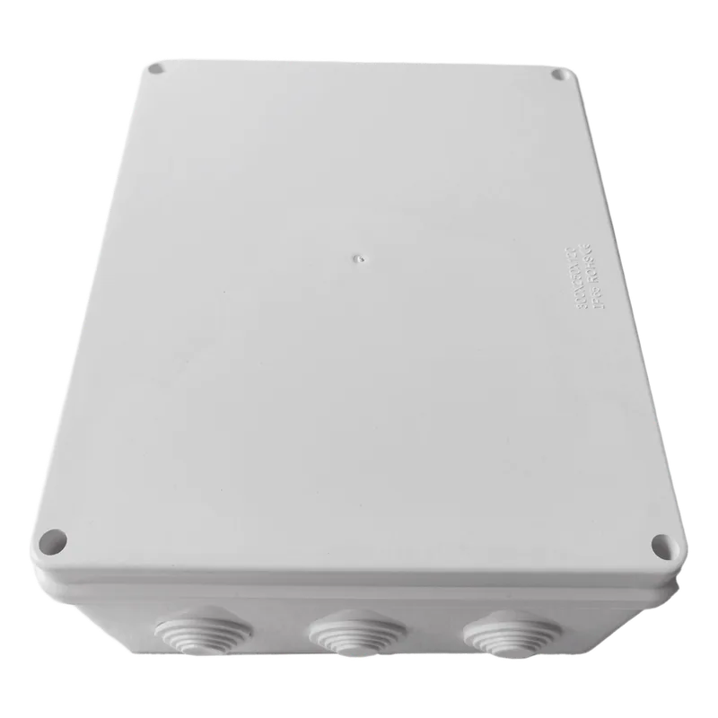 Caja de Derivación-Conexión para Exterior IP65 con 12 Entradas / 300 x 250 x 120 mm / Sellado Seguro con Empaque + 4 Tornillos / Resiste Agua, Polvo y Sol Directo LINKEDPRO LP-WBX-300