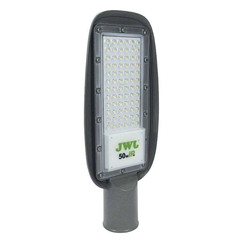 Luminaria LED de 50 W/ 100 - 265 V CA ~50/60 Hz / Fotocelda / Color Blanco/ Dimensiones 160 x 390 x 78 mm / Ángulo de Luz 135°. JWJ JALP02-50X