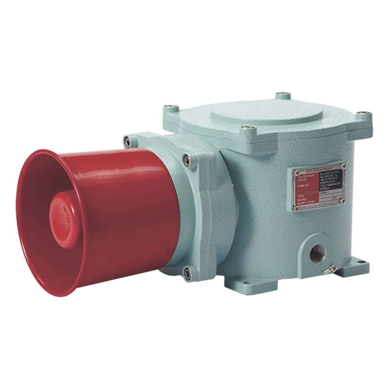 Sirena electrónica a prueba de explosiones Máx. 120 dB, Grado de protección Ex db IIC T6 Gb voltaje: 120 VAC QLIGHT SPNA-WS-120-ATEX