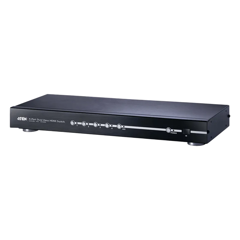Switch HDMI de 4 puertos con salida dual ATEN VS482