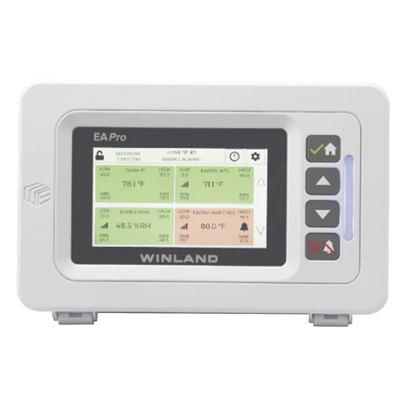 Monitor IP de temperatura de 34 zonas para condiciones críticas y extremas, soporta 4 cableadas y 30 inalámbricas. WINLAND ELECTRONICS EAPRO-GTWY