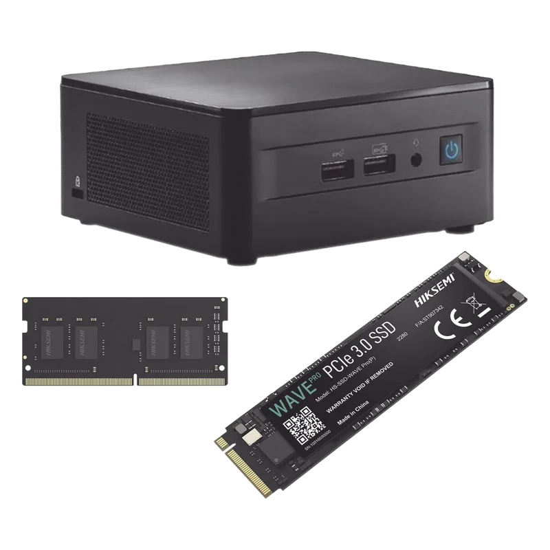 ASUS NUC KIT / ESTACION DE TRABAJO / CORE I5 12VA GENERACION / RAM 16GB / SSD 256 NUCASI516G256G
