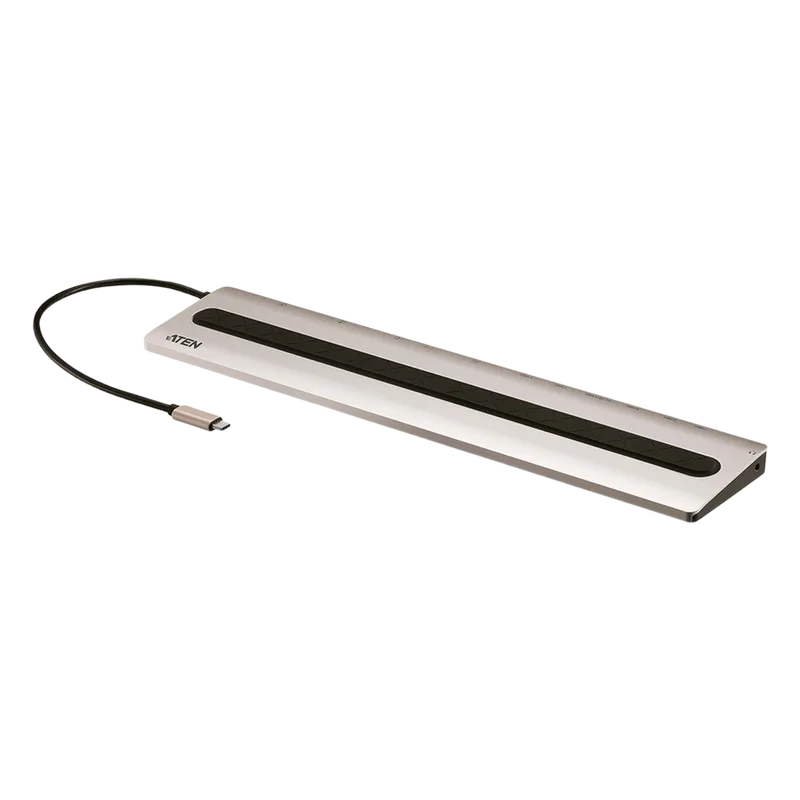 Docking station USB-C multipuerto con power pass-through ATEN UH3237