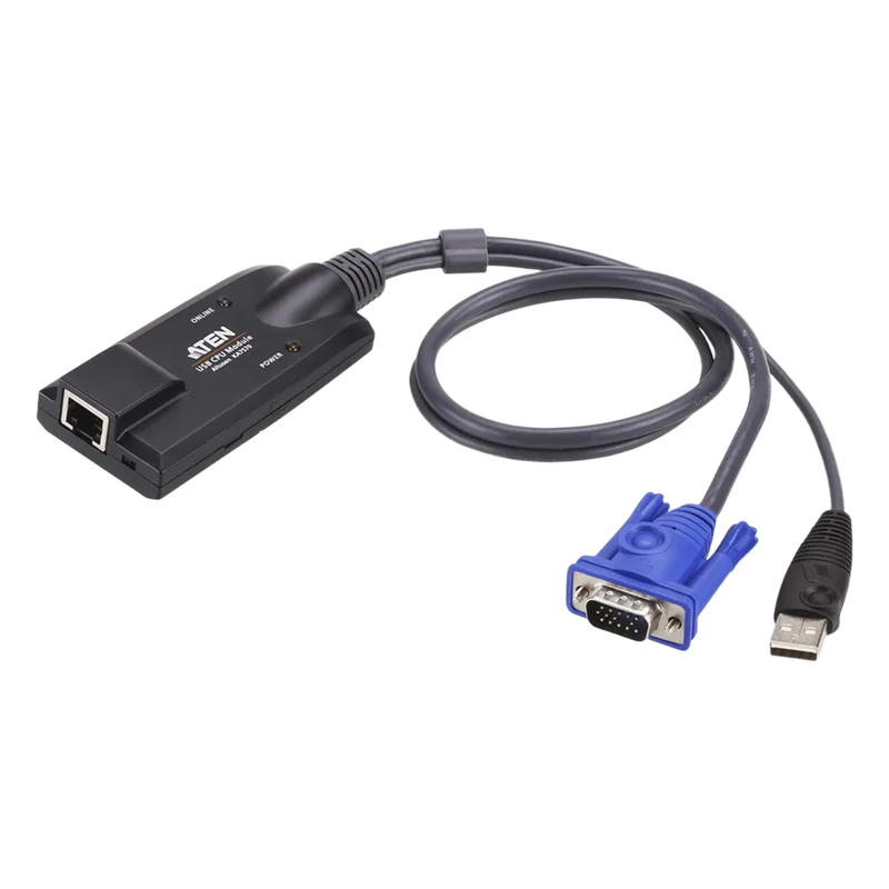 Switch KVM | cable DVI | USB de 2 puertos | con selector remoto de puerto ATEN KA7170