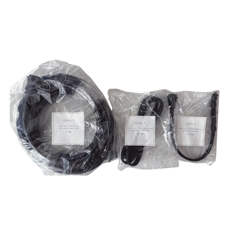Kit de Cables de Corriente e Interconexión / Compatible con Familias BW y CW HIKVISION DS-D40W-2F/PC