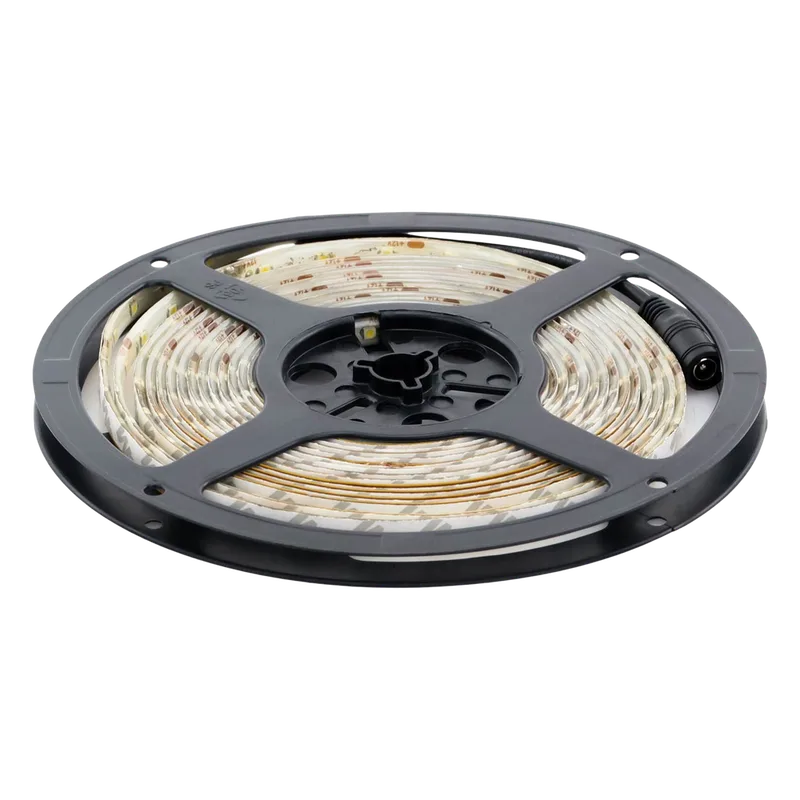 Tira Led de 5 m / Cálido / Uso Exterior / Potencia 15 W / 420 lm/ 12 V CD / IP 65. JWJ JLTL-3528-IP65-C