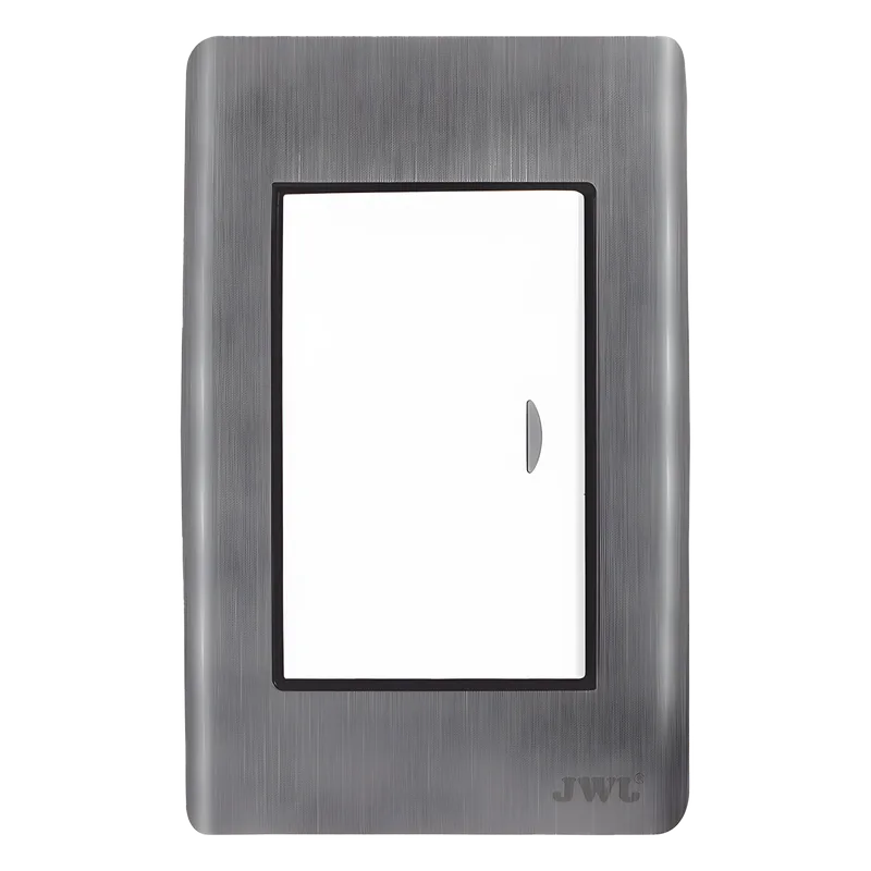 Apagador Escalera Sencillo de 10 A/ 127 V CA ~ 60 Hz / Placa de Acero. JWJ JTL-E7502