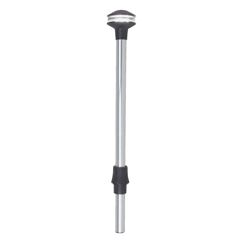 Luz de Navegación, 2 Millas USCG Certificada, 12 Volt, 9 Watts, Polo Stow-A-Way Plug-In, Lente Fluted Clear, Contactos Bañados en Oro, Collar de Bloqueo PERKO 1440-DP6C-HR