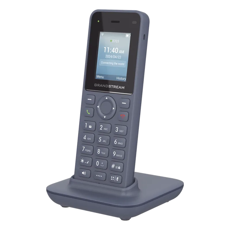 Teléfono IP inalámbrico Wi-Fi, portátil, 2 líneas, 2 cuentas SIP, Voz HD, Bluetooth, Puerto USB tipo C GRANDSTREAM WP816
