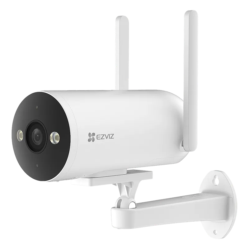 Cámara Bala / 4G / Resolución 3 Megapixel (2K) / Visión Nocturna en Color / AI Detección de Humanos y Vehículos / Defensa Activa con Sirena y Luz Estroboscópica / IP67 EZVIZ CS-H5/3MP/4G