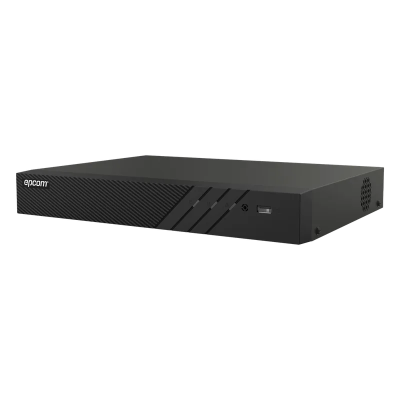 DVR 8 Canales TURBOHD + 4 Canales IP / 5 Megapixel Lite - 3K Lite / Audio Bidireccional por Coaxitron / Reconocimiento Facial / ACUSENSE (Evita falsas alarmas) / 1 Bahía de Disco Duro / Salida de Video en Full HD EPCOM PROFESSIONAL EX-5008-TURBO