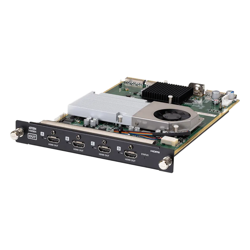 Tarjeta de Salida HDMI 4K | 4 Puertos | HDCP 2.2 | EDID Expert | Seamless Switch | Compatible con VW3620 ATEN VW884