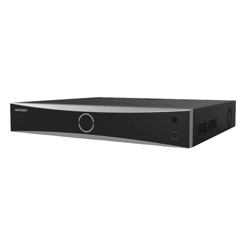 [Acusearch] NVR 12 Megapixel (4K) / 16 canales IP / AcuSense (Evita Falsas Alarmas) / Reconocimiento Facial / 4 Bahías de Disco Duro / HDMI en 4K / Alarmas I/O HIKVISION DS-7716NXI-K4(D)