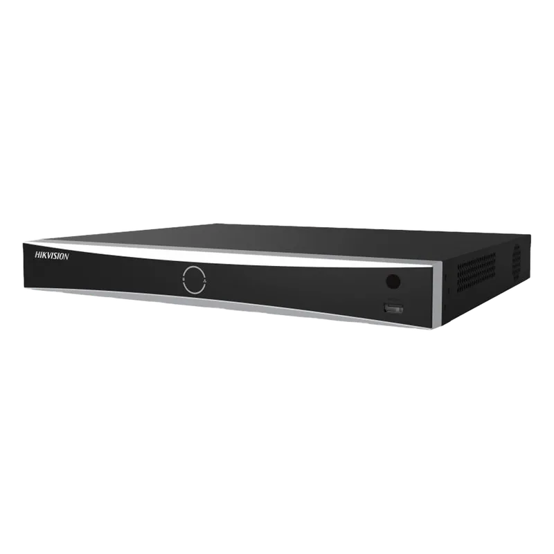 [Acusearch] NVR 12 Megapixel (4K) / 16 Canales IP / 16 Puertos PoE+ / Reconocimiento Facial / AcuSense (Evita Falsas Alarmas) / 2 Bahías de Disco Duro / Switch PoE 300 mts / HDMI en 4K / Alarmas I/O / 300 Metros PoE Modo Extendido HIKVISION DS-7616NXI-K2/16P(D)
