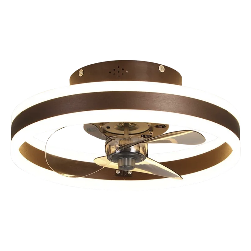 Ventilador de Techo con Luminario LED de 110 V CA 50/60 Hz / 4500 Lm / 6500 - 4 000 - 2 700 K / 3 Tonos de Luz / 3 Velocidades / Dimeable. JWJ JLV-021