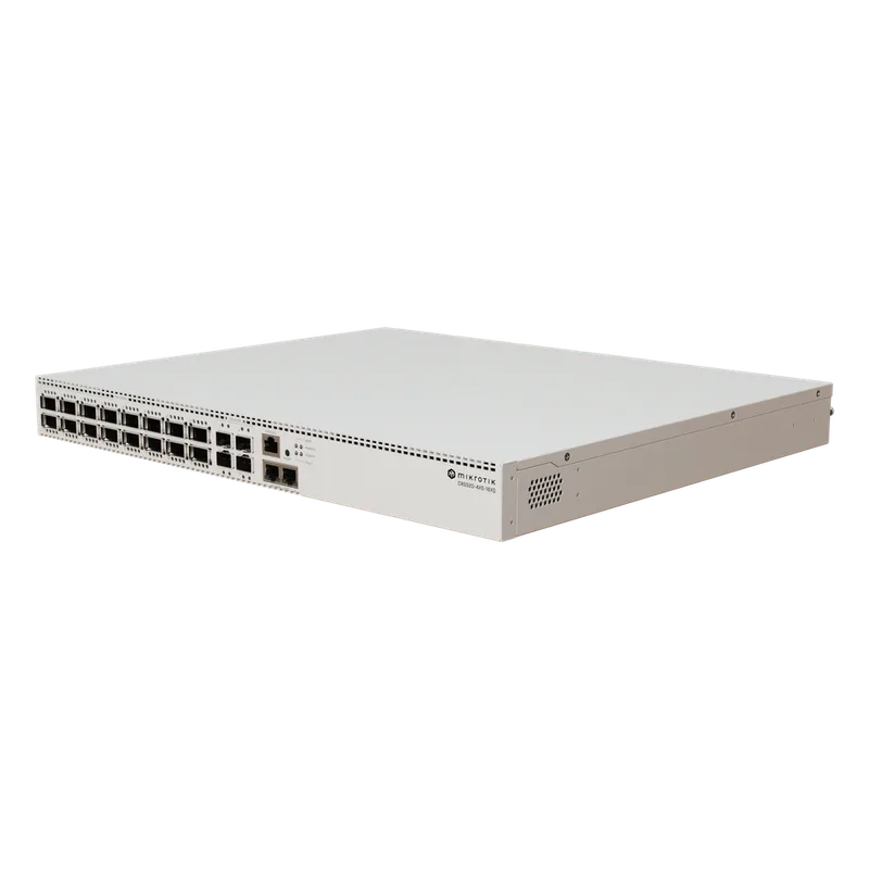 Cloud Router Switch 520-4XS-16XQ-RM con 16 puertos 100 Gbps QSFP28 MIKROTIK CRS520-4XS-16XQ-RM