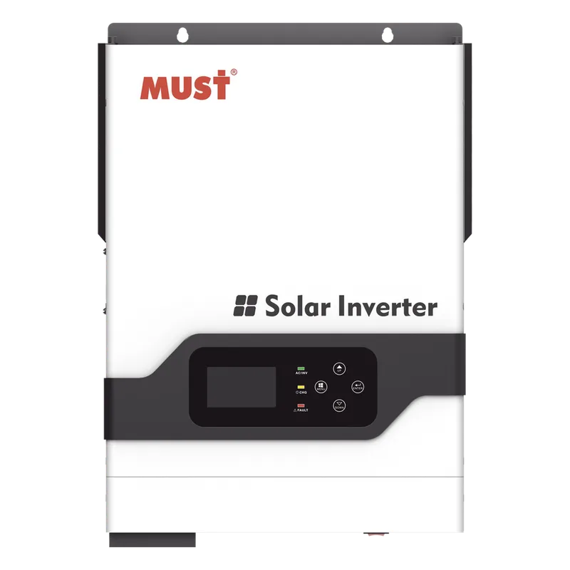 Inversor / Cargador de 2 KW para Sistemas Tipo Isla a 24Vcd / 120Vca, Onda Sinusoidal Pura con Controlador MPPT MUST PV182024LV