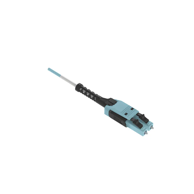 Jumper de Fibra Óptica Multimodo 50/125 OM4, LC-LC Uniboot Duplex, LSZH, Color Aqua, 3 Metros (9.84 Pies) PANDUIT FZ2RLU1U1ONM003