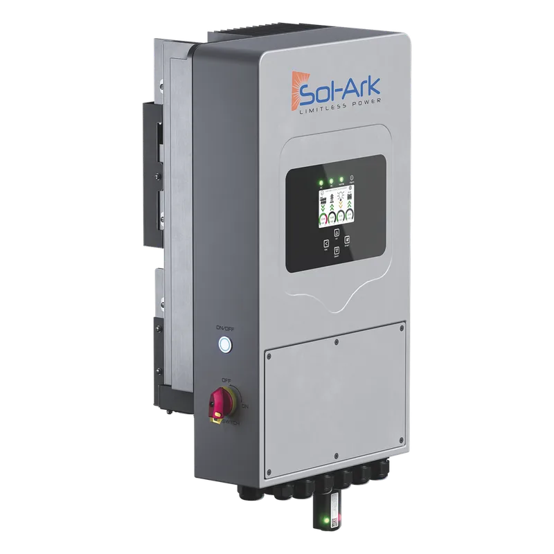 Inversor Hibrido SOL-ARK, 5 Kw, 127 Vcc, WIFI incluido, IP65, Entrada de Baterías a 48 Vcc 5K1P